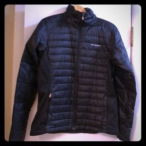 Black puffy jacket